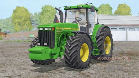 John Deere 8400〡extra weights для Farming Simulator 2015