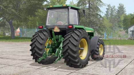 John Deere 4755〡wide wheels для Farming Simulator 2017