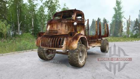 Chevrolet COE Timber Truck для Spintires MudRunner