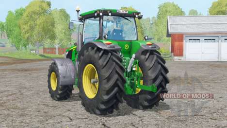 John Deere 7280R〡dust from the wheels для Farming Simulator 2015
