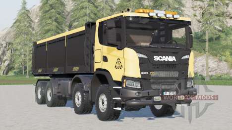 Scania G 370 XT 8x8 tipper〡FS Miners Edition для Farming Simulator 2017