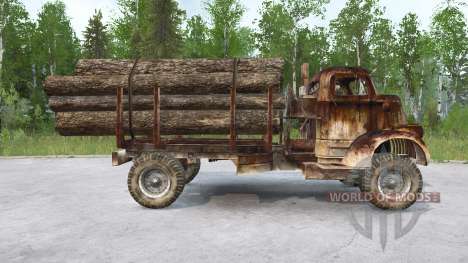 Chevrolet COE Timber Truck для Spintires MudRunner