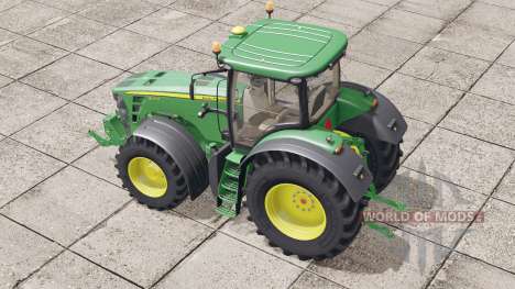 John Deere 8R series〡changed engine power для Farming Simulator 2017