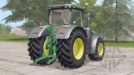 John Deere 8R series〡changed engine power для Farming Simulator 2017