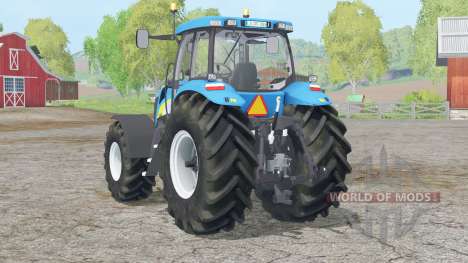 New Holland T8020〡real exhaust particle system для Farming Simulator 2015