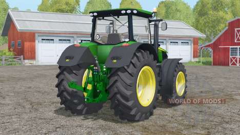 John Deere 7310R〡dust from the wheels для Farming Simulator 2015