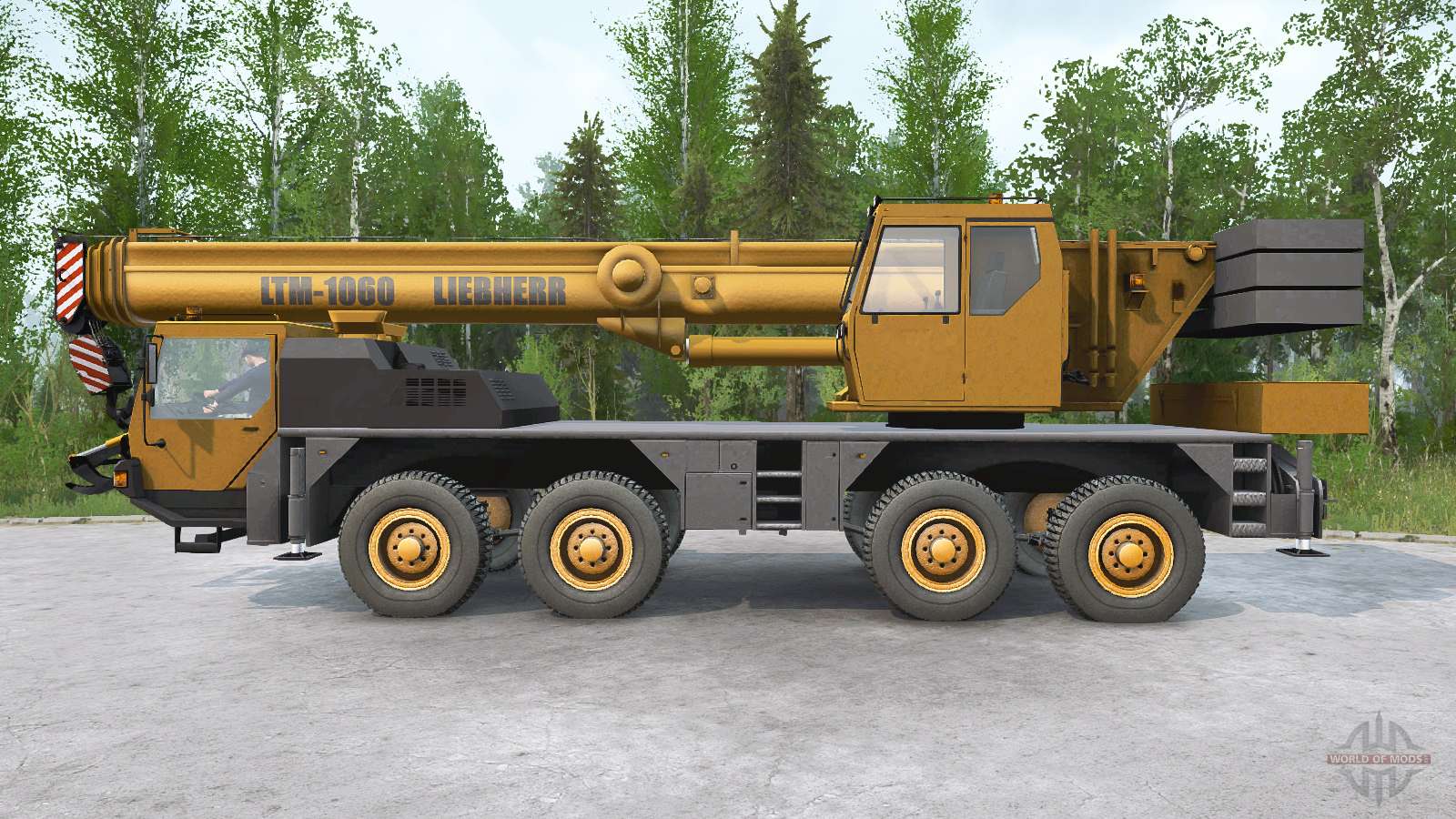 Liebherr LTM 1060-2〡mobile crane для MudRunner