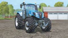 New Holland T8.435〡wheels tractor для Farming Simulator 2015