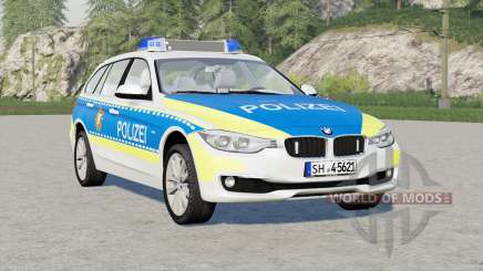 BMW 318d Touring Polizei FuStW (F31) 2015〡Schleswig-Holstein для Farming Simulator 2017