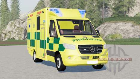Mercedes-Benz Sprinter UK Ambulance для Farming Simulator 2017