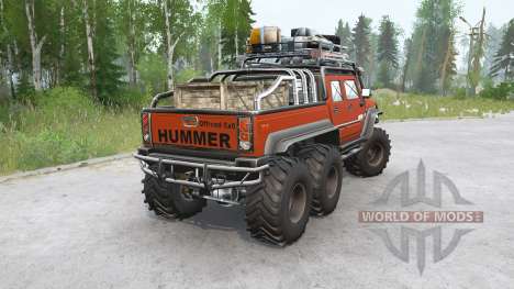 Hummer H2 SUƮ 6x6 для Spintires MudRunner