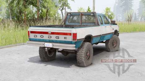Dodge Power Ram 250 Club Cab 1990 для Spin Tires