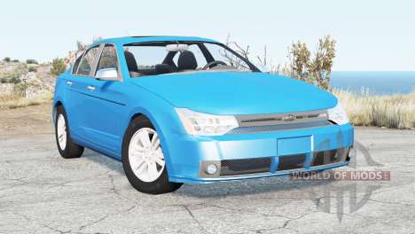 Ford Focus sedan (NA2) 2008 v2.16 для BeamNG Drive