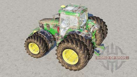 John Deere 7030 Premium〡double wheels для Farming Simulator 2017