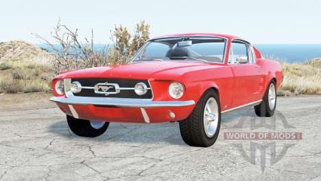 Ford Mustang GT-A Fastback 1967 для BeamNG Drive