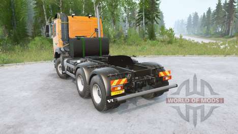 Volvo FMX 500 6x6 tractor Day Cab v2.0 для Spintires MudRunner