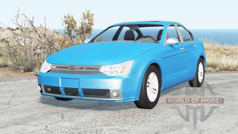 Ford Focus sedan (NA2) 2008 v2.16 для BeamNG Drive