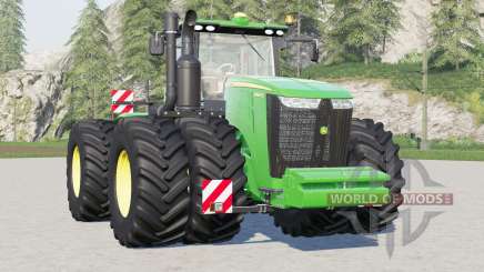 John Deere 9R series〡different wheel options для Farming Simulator 2017