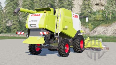 Claas Lexion 600〡movable rear axle для Farming Simulator 2017