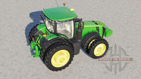 John Deere 8R series〡real wheels configurations для Farming Simulator 2017