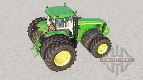 John Deere 8020 series〡various wheel sets для Farming Simulator 2017