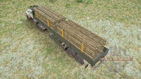 Урал-43206-0551-41〡сдвоенная кабина для Spintires MudRunner