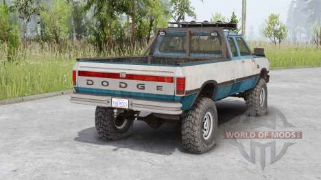 Dodge Power Ram 250 Club Cab 1990 v1.2 для Spin Tires