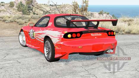 Mazda RX-7 Fast & Furious v1.1 для BeamNG Drive