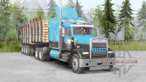 Kenworth W900 6x6 v1.2 для Spin Tires