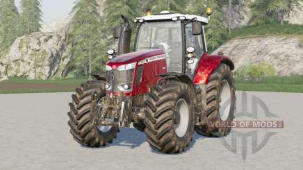 Massey Ferguson 7700S series〡selectable wheels brand для Farming Simulator 2017