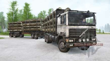 Volvo F12 Timber Truck для MudRunner