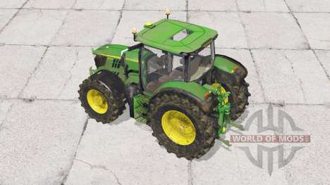 John Deere 6170R〡bonnet opens для Farming Simulator 2015