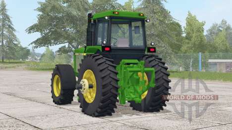 John Deere 4050 series〡with or without fenders для Farming Simulator 2017