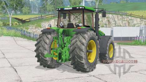 John Deere 8370R〡folding front hitch для Farming Simulator 2015