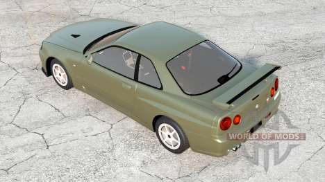 Nissan Skyline GT-R V-spec II (BNR34) 2002 для BeamNG Drive
