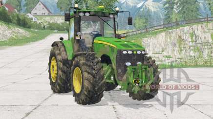 John Deere 8530〡new dynamic exhausting system для Farming Simulator 2015