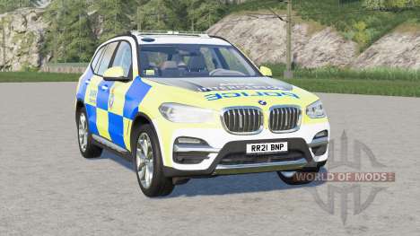 BMW X3 xDrive30d xLine (G01) 2017〡UK Police для Farming Simulator 2017