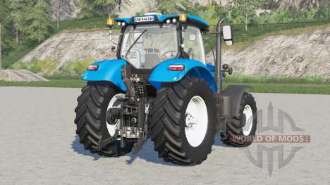 New Holland T7 series〡selectable wheels brand для Farming Simulator 2017