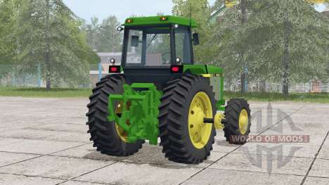 John Deere 4040 series〡selectable wheels для Farming Simulator 2017