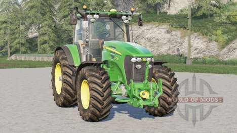 John Deere 7030〡3 types engine power versions для Farming Simulator 2017