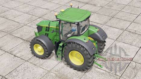 John Deere 6R series〡visual extras для Farming Simulator 2017