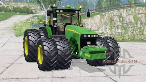 John Deere 8520〡new tires для Farming Simulator 2015