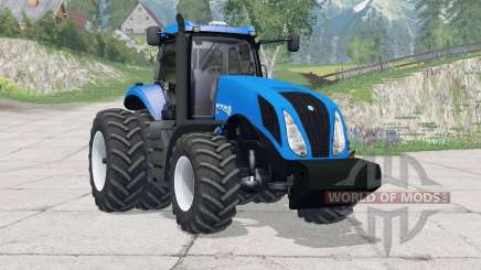 New Holland T8.270〡dual rear wheels для Farming Simulator 2015