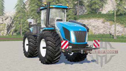 New Holland T9 series〡new monitor with many information для Farming Simulator 2017