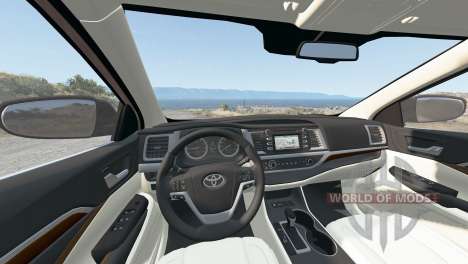 Toyota Highlander (XU50) 2014 для BeamNG Drive
