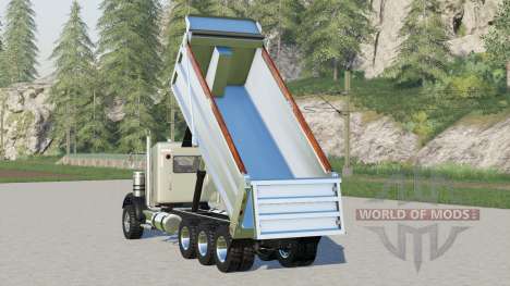 Kenworth T800 Day Cab Dump Truck для Farming Simulator 2017
