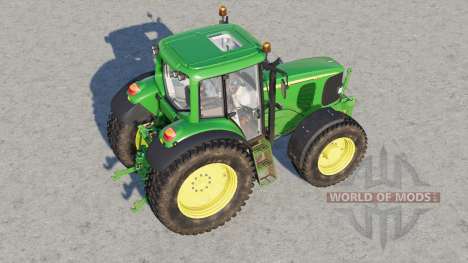 John Deere 6020 series〡selectable wheels brand для Farming Simulator 2017