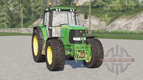 John Deere 6020 series〡selectable wheels brand для Farming Simulator 2017