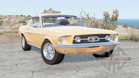 Ford Mustang GT-A Fastback 1967 v1.1 для BeamNG Drive