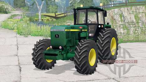 John Deere 4755〡movable front axle для Farming Simulator 2015